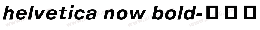 helvetica now bold字体转换